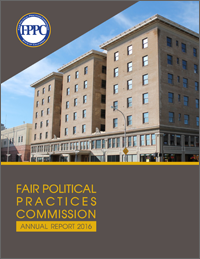 2016 FPPC Annual Report Cover Thumbnail